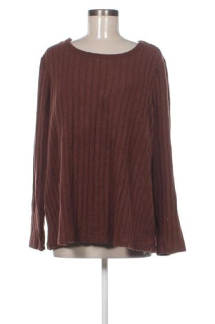 Γυναικεία μπλούζα SHEIN, Μέγεθος 3XL, Χρώμα Καφέ, Τιμή 4,99 €