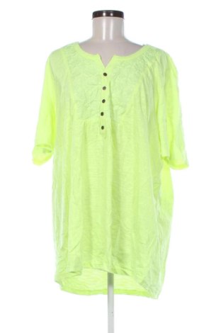 Bluzka damska Ulla Popken, Rozmiar 3XL, Kolor Zielony, Cena 72,99 zł