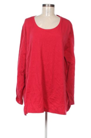 Γυναικεία μπλούζα Ulla Popken, Μέγεθος 3XL, Χρώμα Κόκκινο, Τιμή 9,99 €