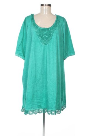 Γυναικεία μπλούζα Ulla Popken, Μέγεθος 4XL, Χρώμα Πράσινο, Τιμή 12,99 €