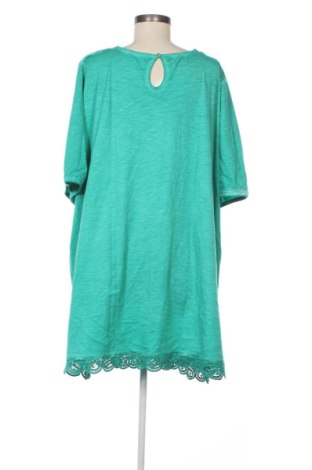 Γυναικεία μπλούζα Ulla Popken, Μέγεθος 4XL, Χρώμα Πράσινο, Τιμή 12,99 €