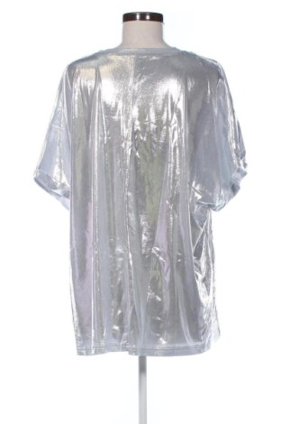 Γυναικεία μπλούζα Unbranded, Μέγεθος 5XL, Χρώμα Ασημί, Τιμή 10,00 €