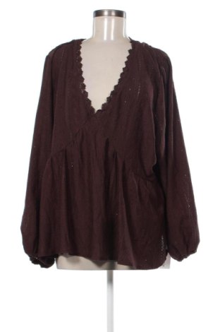 Дамска блуза Unbranded, Размер 4XL, Цвят Кафяв, Цена 5,62 €