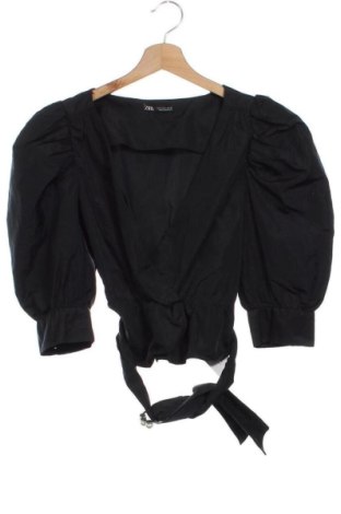 Дамска блуза Zara, Размер S, Цвят Черен, Цена 13,81 €