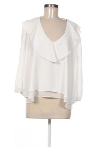 Γυναικεία μπλούζα Zara, Μέγεθος L, Χρώμα Λευκό, Τιμή 10,99 €