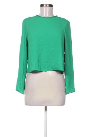 Дамска блуза Zara, Размер XS, Цвят Зелен, Цена 9,20 €