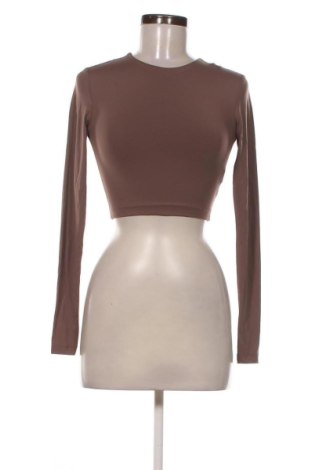 Дамска блуза Zara, Размер S, Цвят Кафяв, Цена 10,72 €