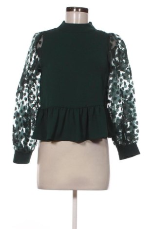 Γυναικεία μπλούζα Zara, Μέγεθος S, Χρώμα Πράσινο, Τιμή 14,00 €