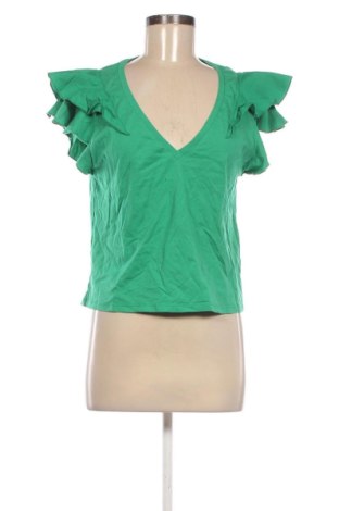 Дамска блуза Zara, Размер L, Цвят Зелен, Цена 10,23 €