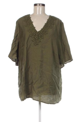 Γυναικεία μπλούζα Zizzi, Μέγεθος L, Χρώμα Πράσινο, Τιμή 7,99 €