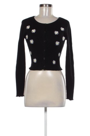 Damen Strickjacke Cropp, Größe S, Farbe Schwarz, Preis 21,00 €