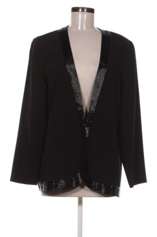 Damen Strickjacke Hermann Lange, Größe L, Farbe Schwarz, Preis 17,99 €