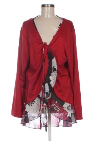 Cardigan de damă Unbranded, Mărime 4XL, Culoare Roșu, Preț 91,99 Lei