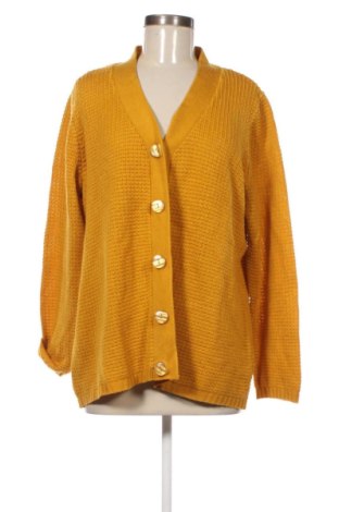 Γυναικεία ζακέτα Unbranded, Μέγεθος XXL, Χρώμα Κίτρινο, Τιμή 12,99 €