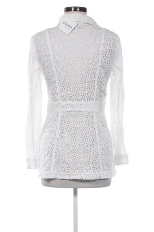 Damen Strickjacke Zara, Größe M, Farbe Weiß, Preis 13,80 €