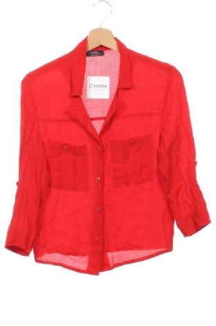 Damenbluse Bershka, Größe XS, Farbe Rot, Preis 15,99 €