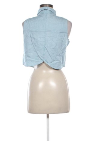 Γυναικείο πουκάμισο Bershka, Μέγεθος S, Χρώμα Μπλέ, Τιμή 13,00 €