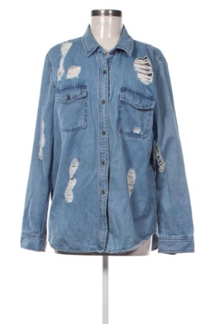 Дамска риза Forever 21, Размер L, Цвят Син, Цена 10,26 €