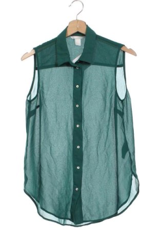Dámska košeľa  H&M, Veľkosť XS, Farba Zelená, Cena  13,00 €