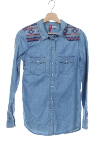 Дамска риза H&M Divided, Размер XS, Цвят Син, Цена 9,71 €