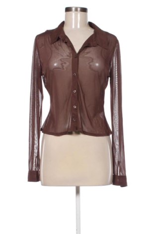 Γυναικείο πουκάμισο H&M Divided, Μέγεθος L, Χρώμα Καφέ, Τιμή 15,99 €