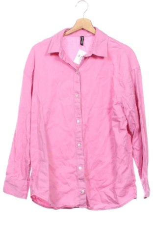 Γυναικείο πουκάμισο H&M Divided, Μέγεθος XS, Χρώμα Ρόζ , Τιμή 13,00 €