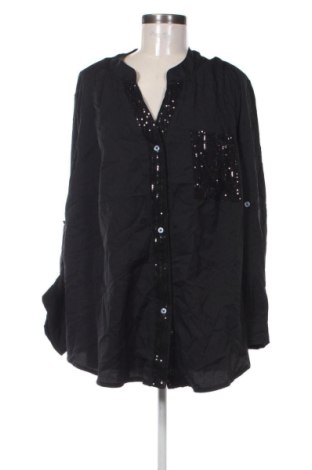 Дамска риза SHEIN, Размер 4XL, Цвят Черен, Цена 5,62 €