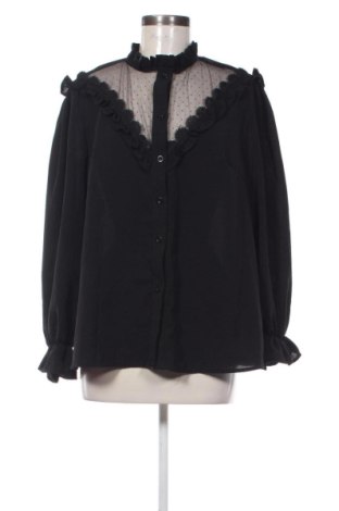 Дамска риза SHEIN, Размер XXL, Цвят Черен, Цена 13,00 €