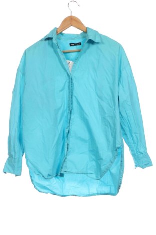 Γυναικείο πουκάμισο Sinsay, Μέγεθος XS, Χρώμα Μπλέ, Τιμή 13,00 €