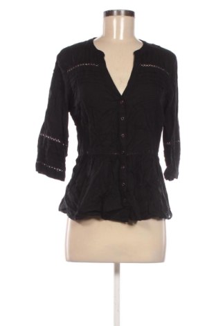 Γυναικείο πουκάμισο Superdry, Μέγεθος S, Χρώμα Μαύρο, Τιμή 18,99 €