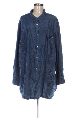 Damska koszula Thea Plus, Rozmiar 4XL, Kolor Niebieski, Cena 67,99 zł