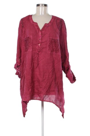 Damenbluse Ulla Popken, Größe XXL, Farbe Rot, Preis € 12,99