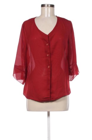 Γυναικείο πουκάμισο Unbranded, Μέγεθος L, Χρώμα Κόκκινο, Τιμή 7,99 €
