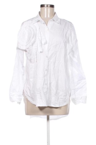 Γυναικείο πουκάμισο Unbranded, Μέγεθος L, Χρώμα Λευκό, Τιμή 15,99 €