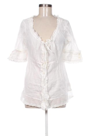 Γυναικείο πουκάμισο Unbranded, Μέγεθος L, Χρώμα Λευκό, Τιμή 13,00 €