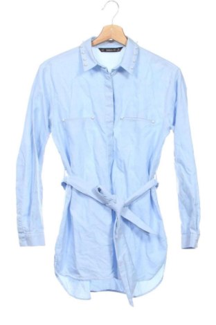 Γυναικείο πουκάμισο Zara, Μέγεθος XS, Χρώμα Μπλέ, Τιμή 13,81 €