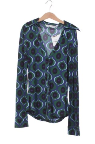 Дамска риза Zara, Размер XS, Цвят Многоцветен, Цена 20,00 €