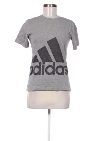 Damen T-Shirt Adidas, Größe S, Farbe Grau, Preis 14,00 €