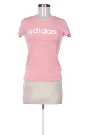 Γυναικείο t-shirt Adidas, Μέγεθος XS, Χρώμα Ρόζ , Τιμή 14,00 €