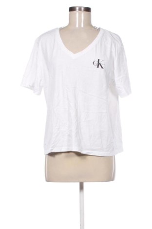 Дамска тениска Calvin Klein Jeans, Размер XL, Цвят Бял, Цена 17,35 €