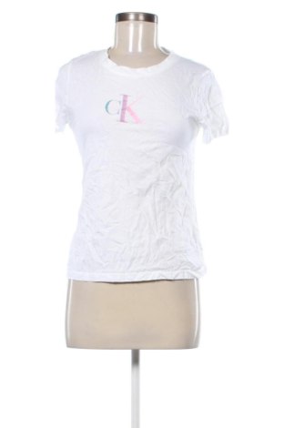 Tricou de femei Calvin Klein Jeans, Mărime S, Culoare Alb, Preț 107,99 Lei