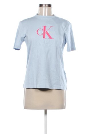 Tricou de femei Calvin Klein Jeans, Mărime S, Culoare Albastru, Preț 243,99 Lei