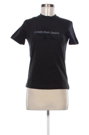 Damski T-shirt Calvin Klein Jeans, Rozmiar XS, Kolor Czarny, Cena 212,99 zł