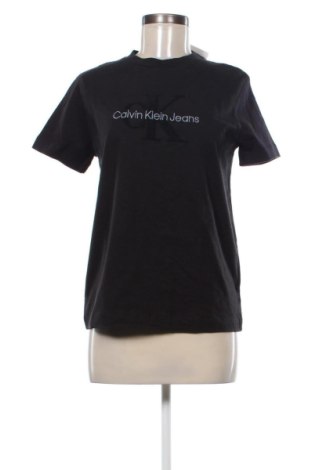 Damen T-Shirt Calvin Klein Jeans, Größe M, Farbe Schwarz, Preis 29,99 €