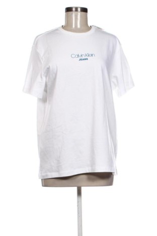 Дамска тениска Calvin Klein Jeans, Размер S, Цвят Бял, Цена 26,07 €, #135849159