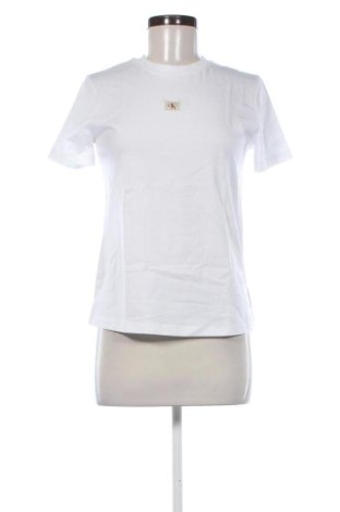 Damen T-Shirt Calvin Klein Jeans, Größe XS, Farbe Weiß, Preis € 39,99