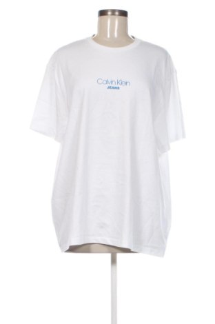 Damski T-shirt Calvin Klein Jeans, Rozmiar L, Kolor Biały, Cena 220,99 zł