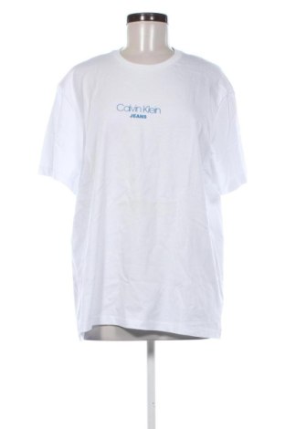 Tricou de femei Calvin Klein Jeans, Mărime L, Culoare Alb, Preț 243,99 Lei, #135851012