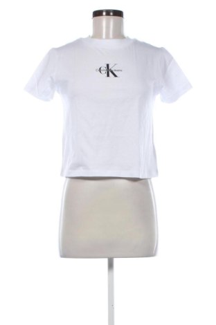 Damski T-shirt Calvin Klein Jeans, Rozmiar S, Kolor Biały, Cena 111,99 zł