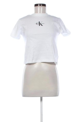 Дамска тениска Calvin Klein Jeans, Размер XS, Цвят Бял, Цена 19,94 €